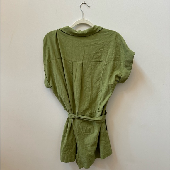 Mustard Seed Romper with Tie front Small - Picture 2 of 3